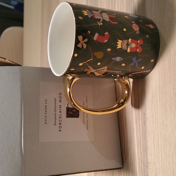 Rifle Paper Co. Other - NWT Rifle Paper Co. Evergreen Nutcracker Porcelain Mug